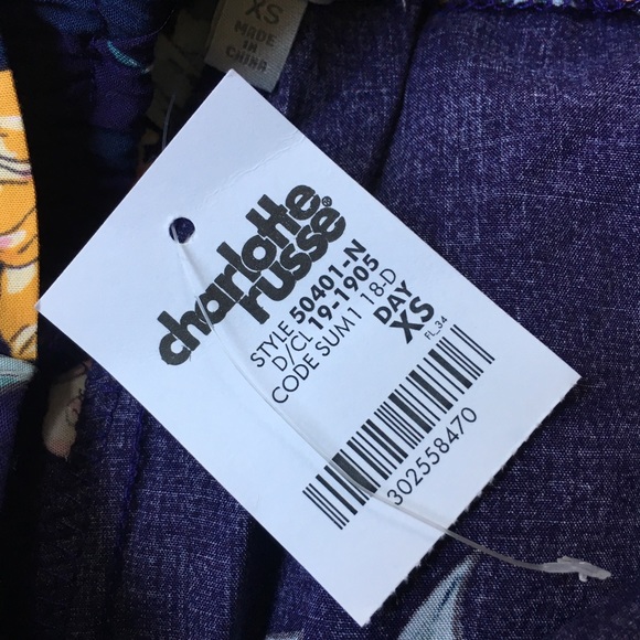 Charlotte Russe Floral High Waist Shorts - Picture 5 of 10